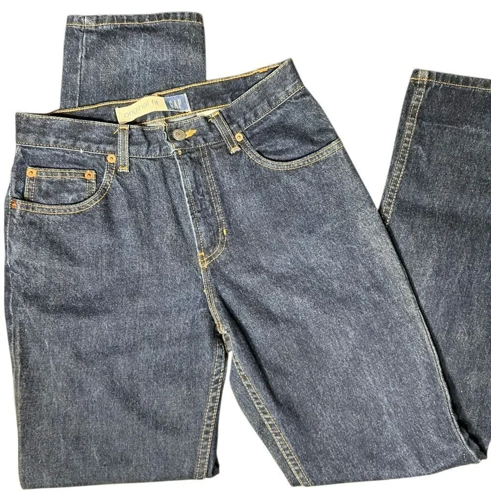 Gap Original Fit Vintage Jeans Dark Wash Denim Size 2
